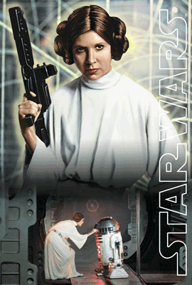 3Dポストカード スター・ウォーズ オリジナル・トリロジー Princess Leia