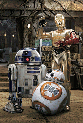 3Dクリアファイル スター・ウォーズ/フォースの覚醒 C-3PO R2-D2 BB-8 All-star Droids