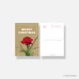 日比谷花壇 クリスマスカード typography-04 A Rose N7743