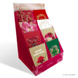 日比谷花壇 クリスマスカード classic-02 Christmas Rose N7745