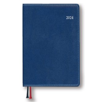 2024年1月始まり アポイント Appoint E8434 バーチカル 手帳サイズ ブルー
