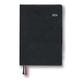 2024年1月始まり アポイント Appoint E8440 1ヶ月ブロック 手帳サイズ ブラック