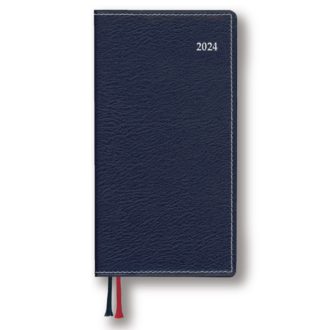 2024年1月始まり アポイント Appoint E8444 バーチカル 手帳サイズ ネイビー