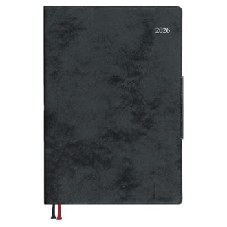 【予約商品】2026年4月始まり アポイント Appoint E8837 1週間+横罫 見出 B6 ブラック