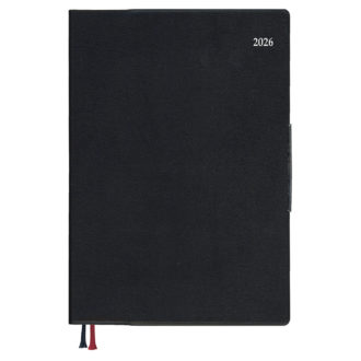 【予約商品】2026年4月始まり アポイント Appoint E8843 1週間＋横罫 A5 ブラック