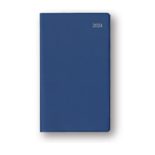 2023年9月始まり ダイアリー 薄型 1ヶ月ブロック 手帳サイズ ブルー E2321