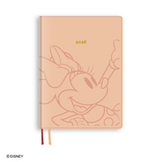 【予約商品】2026年1月始まり ディズニー Disney Diary B6 ウィークリー ミニー ピンク E6225