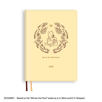 【予約商品】2026年1月始まり ディズニー Disney Diary B6 ウィークリー プー  ライトイエロー E6228