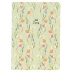 2026年1月始まり ミル MILL E7747 マンスリー FLEURS A6 グリーン