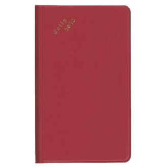 【予約商品】2026年1月始まり isshoni. ノートポケット デイリー レッド E8755
