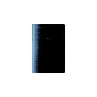 isshoni. ノート A6 方眼 ブラック R1850