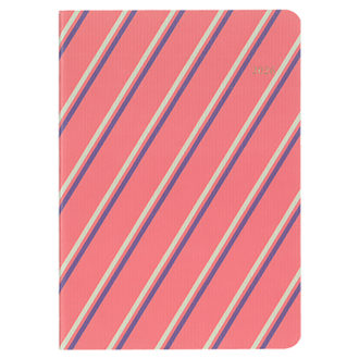 【予約商品】2026年4月始まり ミル MILL E9618 1ヶ月ブロック 月曜始まり 薄型 STRIPE A6 ピンク