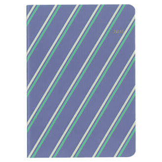 【予約商品】2026年4月始まり ミル MILL E9620 1ヶ月ブロック 月曜始まり 薄型 STRIPE A6 ブルー