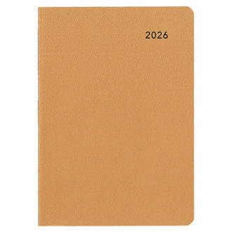 【予約商品】2026年4月始まり ミル MILL E9626 CROCO 1週間＋方眼 A6 イエロー