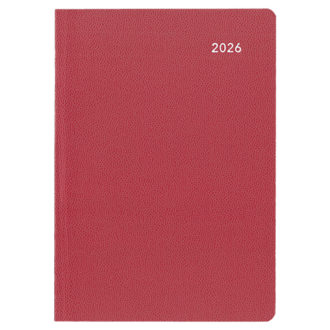 【予約商品】2026年4月始まり ミル MILL E9631 CROCO 1週間＋方眼 B6 レッド