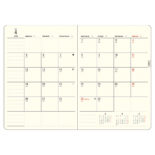 【予約商品】2027年1月始まり ミル MILL B6 Monthly FLEURS PK