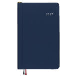 【予約商品】2027年1月始まり アポイント 文字大 1W+横罫 鉛筆付き ネイビー