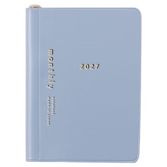 【予約商品】2027年1月始まり isshoni.ノートポケット マンスリー BL