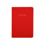 手帳用ノート A6 無地 レッド ミルカスタム R1332 | 2026年版手帳