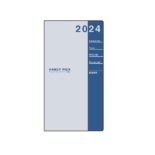 2022年1月始まり ハンディピック Handy pick スモールサイズ 見開き2週間 薄型 淡ブルー E1088