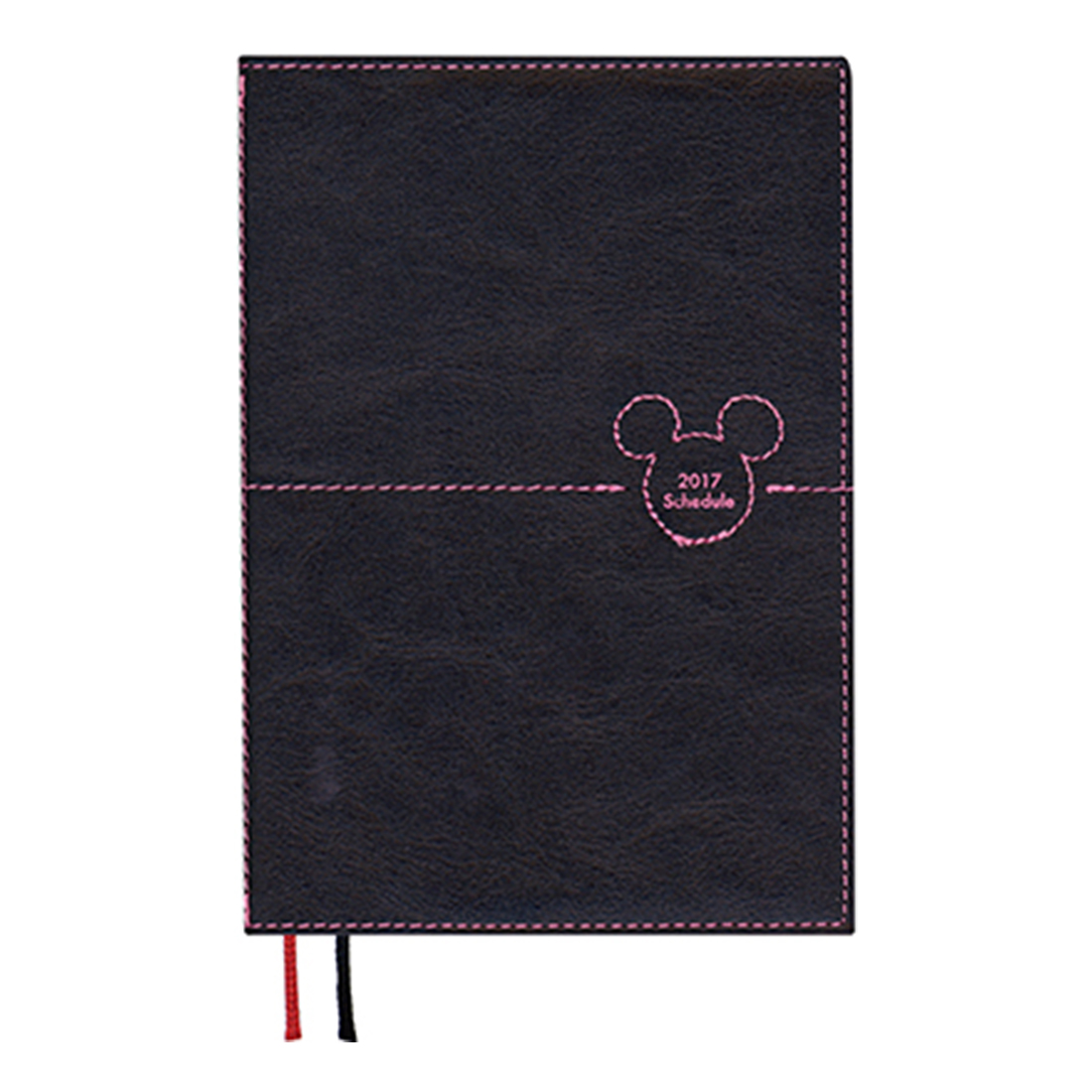 17年1月始まり ディズニー Disney Diary ステッチワークミッキー 見開き1週間 A6 ブラック E6076 21年版手帳 手帳 ダイアリー のダイゴーオンラインショップ