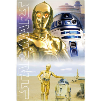 3Dポストカード STAR WARS スター・ウォーズ オリジナル・トリロジー C-3PO＆R2-D2