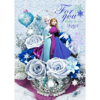 3Dポストカード ブーケシリーズ アナと雪の女王 #01