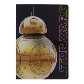 スター・ウォーズ エピソード8/最後のジェダイ B6ノート Golden BB-8