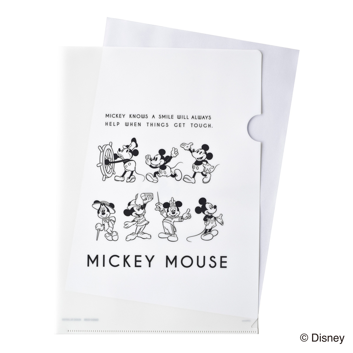 ミッキーマウス生誕90周年商品 クリアファイル ミッキー An N1610 21年版手帳 手帳 ダイアリー のダイゴーオンラインショップ