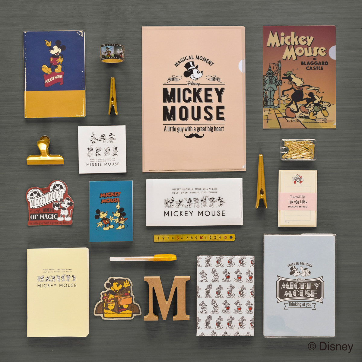 ミッキーマウス生誕90周年商品 A5 クリアファイル ミッキーミニー N1617 2024年版手帳  手帳（ダイアリー）のダイゴーオンラインショップ