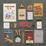 ミッキーマウス生誕90周年商品 ブックカバー ミッキー1 N1622