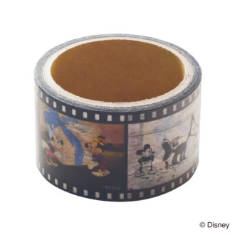 ミッキーマウス生誕90周年商品 フィルム マスキングテープ 30mm ミッキーAN_1 N1624