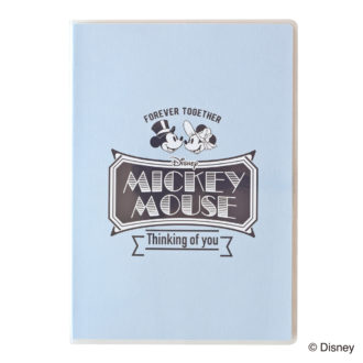 ミッキーマウス生誕90周年商品 A5厚口ノート ミッキー&ミニー R1592