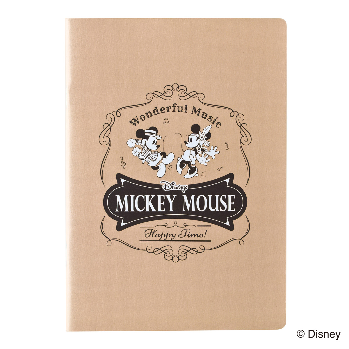 ミッキーマウス生誕90周年商品 B6ノート ミッキー&ミニー R1596