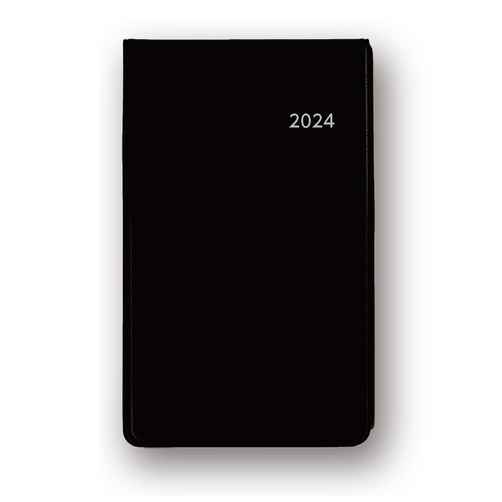 予約商品】2024年1月始まり アポイント Appoint 大きな文字シリーズ 1ヶ月ホリゾンタル 縦開き 薄型 手帳（ミニ）サイズ ブラック  E8302 2023年版手帳 手帳（ダイアリー）のダイゴーオンラインショップ
