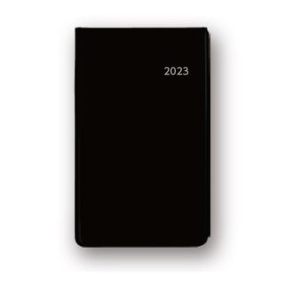 2022年1月始まり アポイント Appoint 大きな文字シリーズ 1ヶ月ホリゾンタル 縦開き 薄型 手帳（ミニ）サイズ ブラック E8302