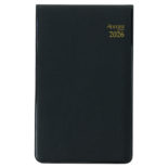 【予約商品】2026年4月始まり アポイント Appoint E1109 1ヶ月横罫 縦開き 薄型 手帳(ミニ)サイズ ブラック