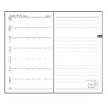 【予約商品】2026年4月始まり アポイント Appoint E1119 1週間+横罫 手帳サイズ ブラック