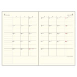 【予約商品】2026年4月始まり アポイント Appoint E9327 1ヶ月ブロック 薄型 A5対応 ブルー