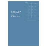 【予約商品】2026年4月始まり アポイント Appoint E9327 1ヶ月ブロック 薄型 A5対応 ブルー