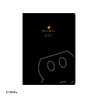 2022年1月始まり ディズニー Disney Diary B6 ウィークリー ミッキー ブラック E6160